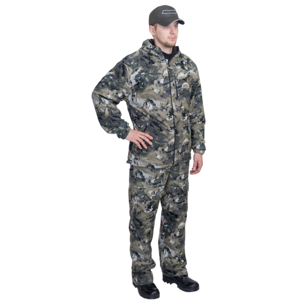 Демисезонный костюм Хольстер Скаут утепленный / мембранное трикотажное полотно / соты серые в Краснодаре