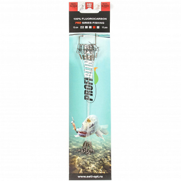 Поводок флюрокарбон 100% 15 см 15 кг в Краснодаре