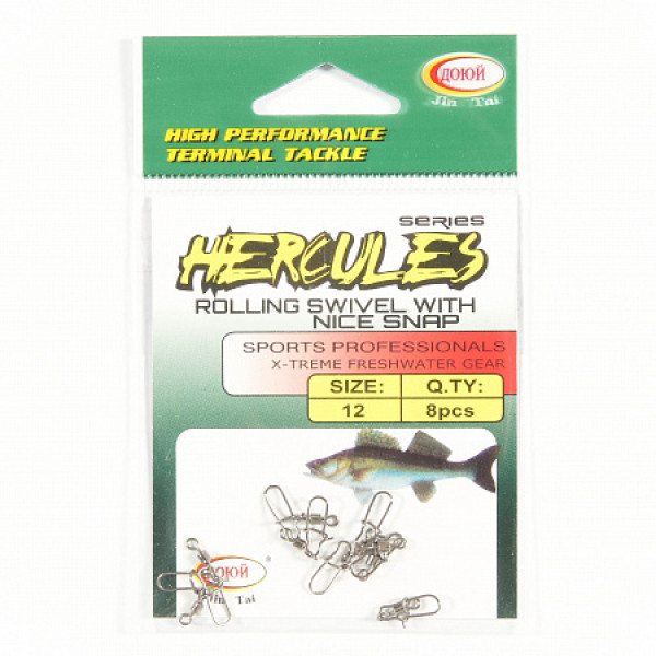 Вертлюг с карабином Hercules №3, 8 шт в Краснодаре Вертлюг с карабином Hercules №3, 8 шт в Краснодаре